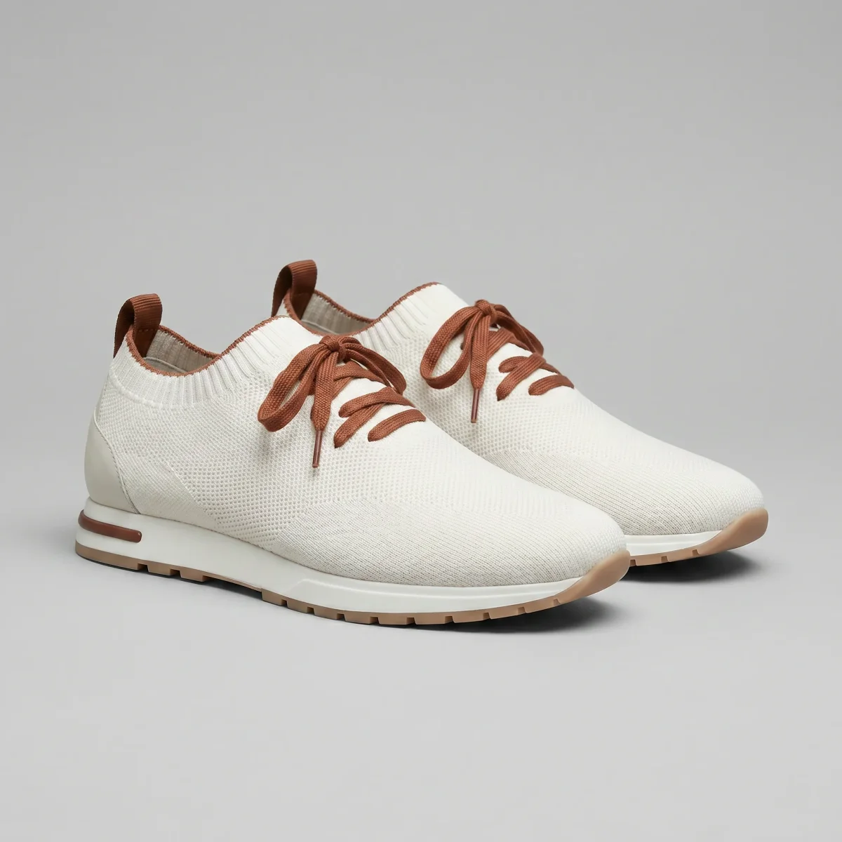 Basket Chaussette Homme en Cuir Pleine Fleur – Doublure Cachemire