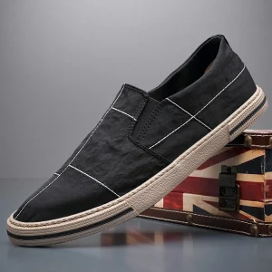 Baskets Basses Homme en Toile – Style Casual Léger